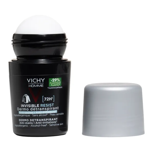 Vichy Homme déodorant Invisible Resist Dermo-détranspirant 72 h bille