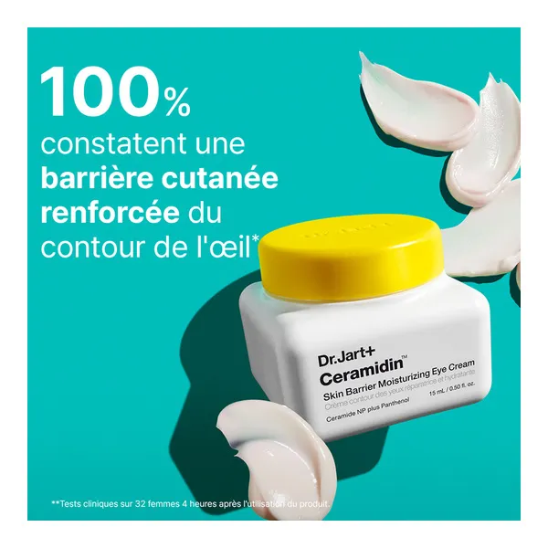 Dr Jart+ Ceramidin Crème contour des yeux réparatrice et hydratante