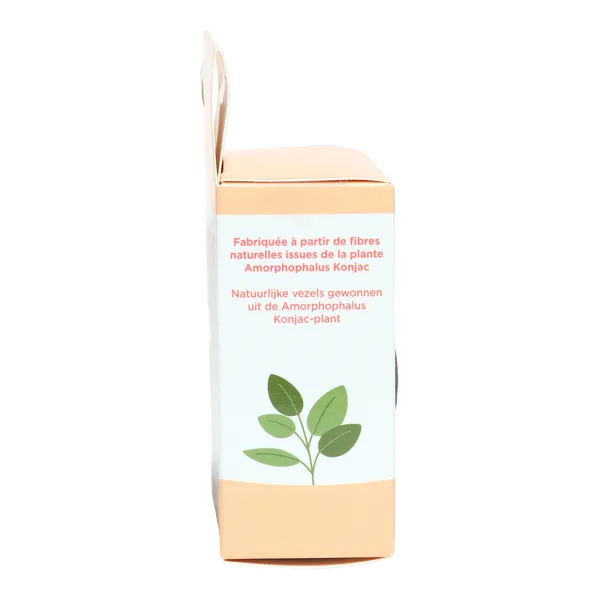 Eponge konjac charbon Act Eco