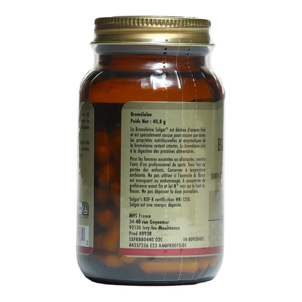 Solgar Bromelaïne 300 mg gélules