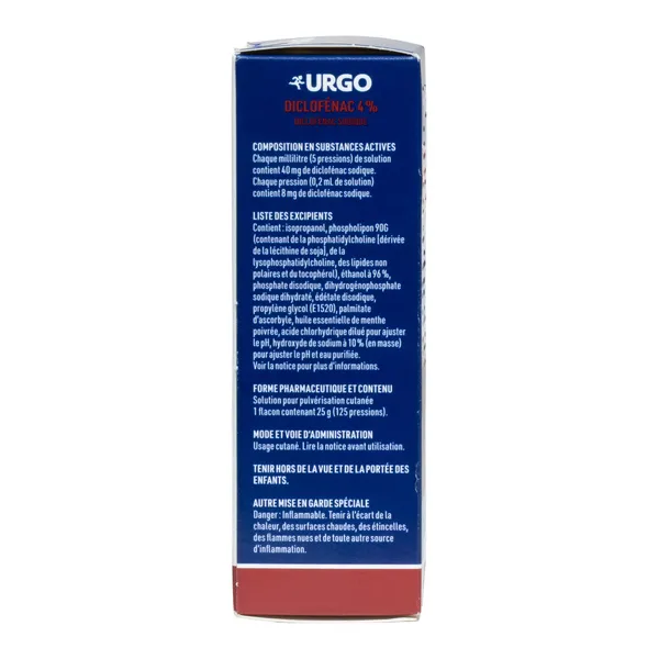 Urgo Diclofénac 4% Spray anti-inflammatoire