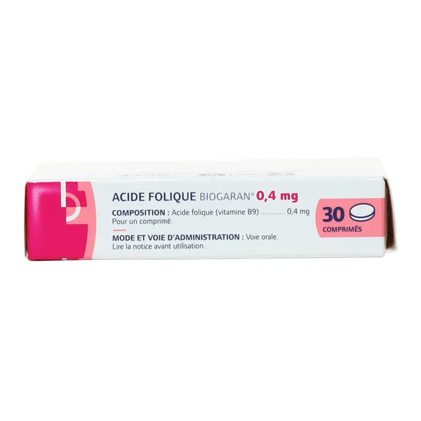 Acide folique 0,4 mg comprimés