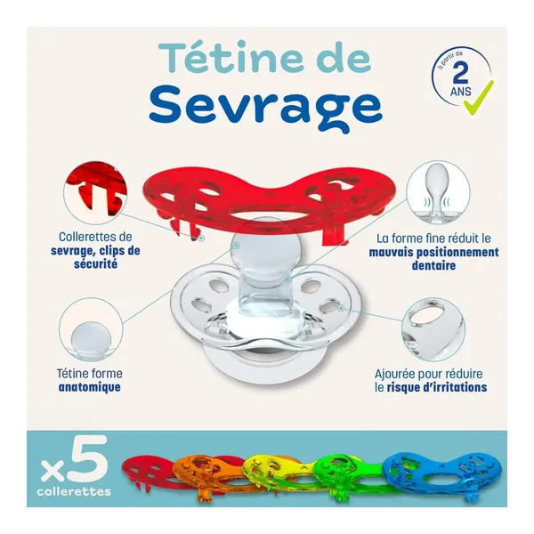 Tétine de sevrage Clipp