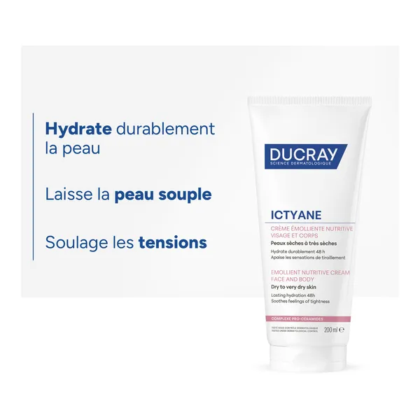 Ducray Ictyane crème anti-dessèchement
