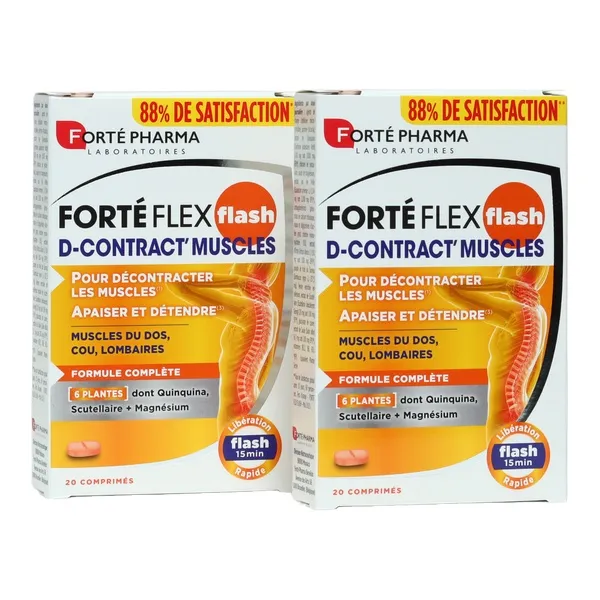 Forté Flex Flash D Contract' Muscles comprimés