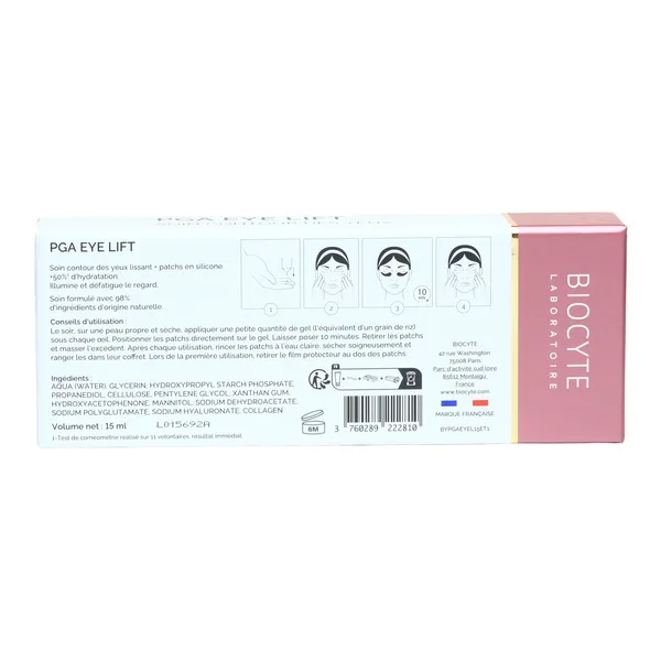 Biocyte PGA eye lift soin contour des yeux anti rides