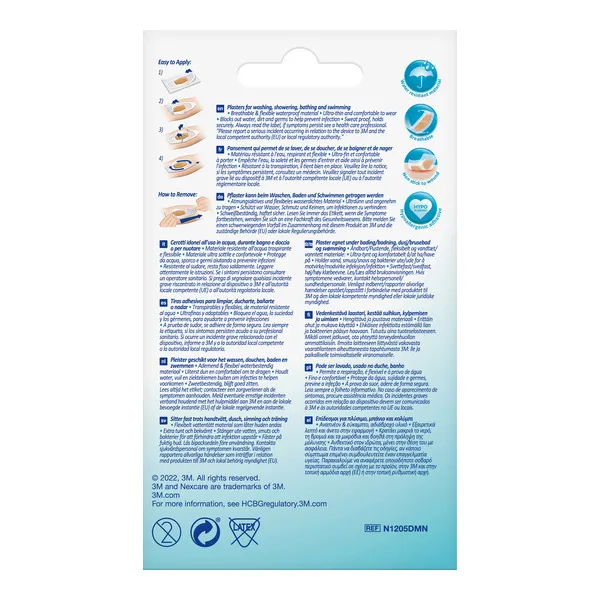 Nexcare Aqua Clear pansements waterproof Maxi