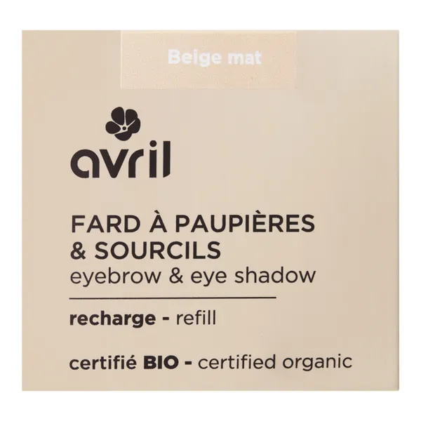 Avril Fard à paupières et sourcils bio