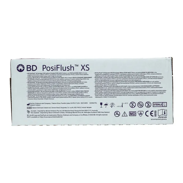 BD PosiFlush XS seringue saline