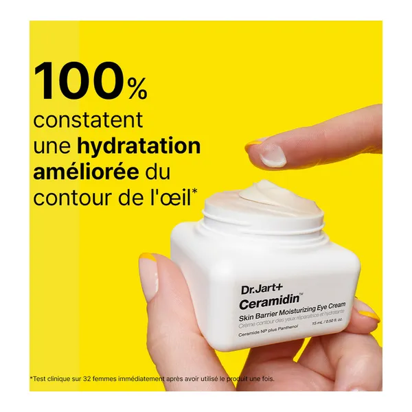 Dr Jart+ Ceramidin Crème contour des yeux réparatrice et hydratante