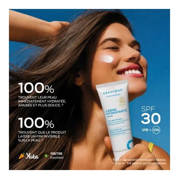 Granions Crème hydratante visage SPF 30
