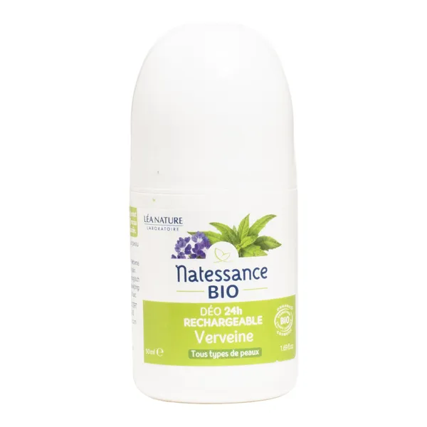 Natessance Déodorant 24h rechargeable Verveine Bio