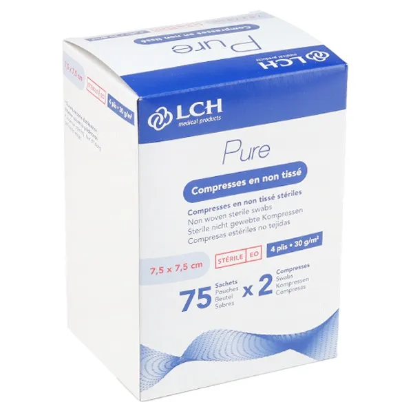 Compresses non tissées stériles LCH Pure