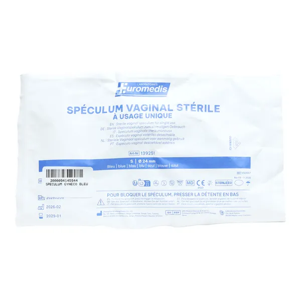 Speculum vaginal à usage unique