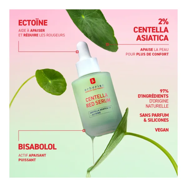 Erborian Centella Red Serum concentré apaisant immédiat