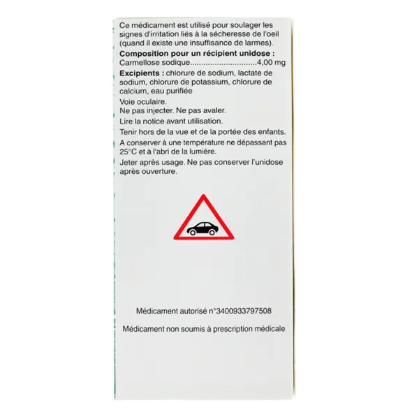 Celluvisc collyre unidose yeux secs