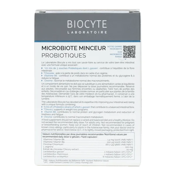 Biocyte Microbiote Minceur gélules