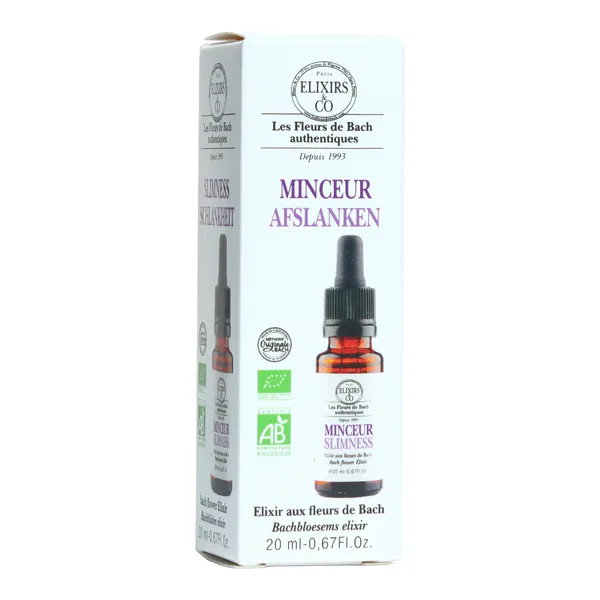 Elixirs and Co Fleurs de Bach Minceur gouttes bio
