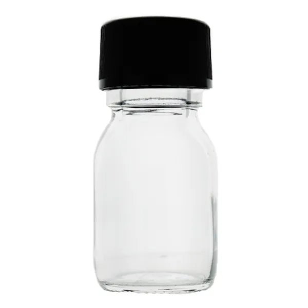 Cooper flacon verre transparent