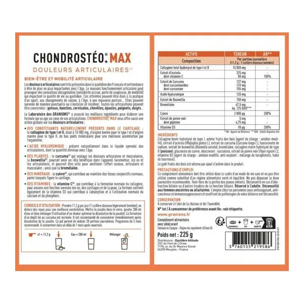 Chondrostéo+ Max Articulations poudre