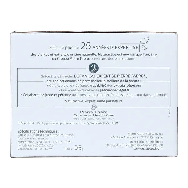 Naturactive diffuseur d'huiles essentielles Borea