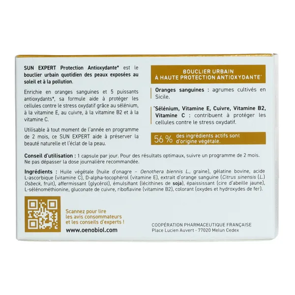 Oenobiol Sun Expert Protection antioxydante capsules