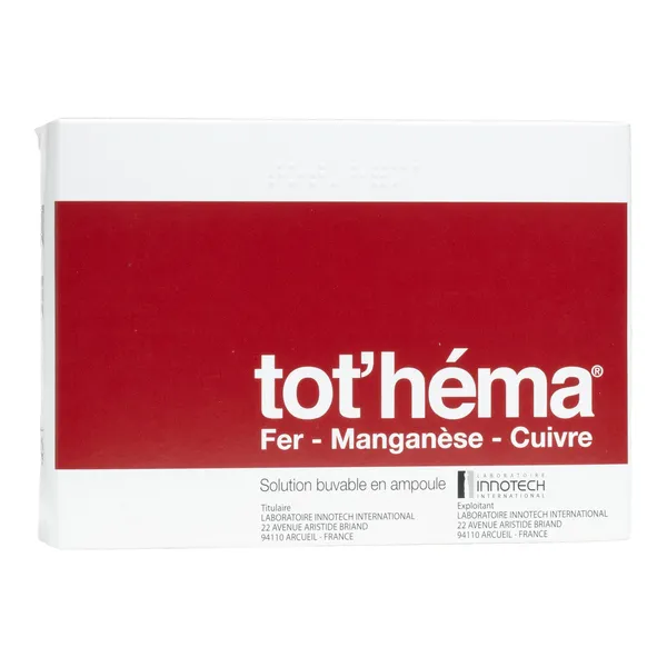 Tot Hema ampoule Fer