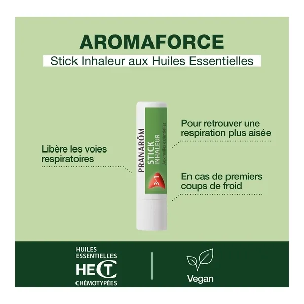 Pranarôm Aromaforce Stick inhaleur 3 en 1