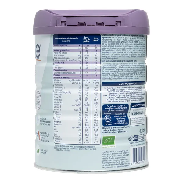 Biostime SN-2 Bio Chèvre lait 2ème âge