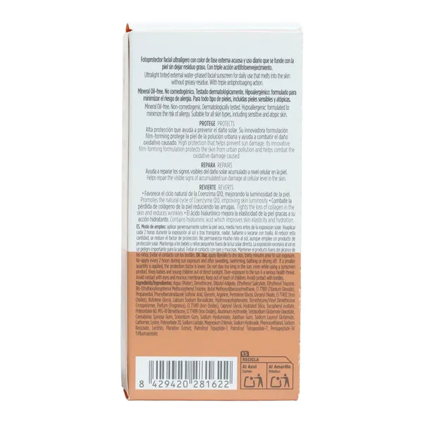 Crème solaire teintée Isdin Fusion Water Magic Repair Color SPF 50