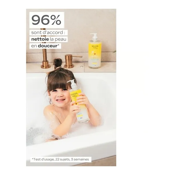 Weleda bébé gel lavant doux au calendula bio