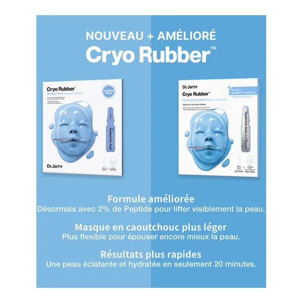 Dr Jart+ masque hydratant Cryo Rubber