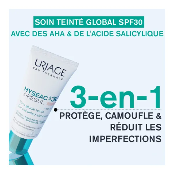 Uriage Hyséac 3 Regul soin global teinté SPF 30