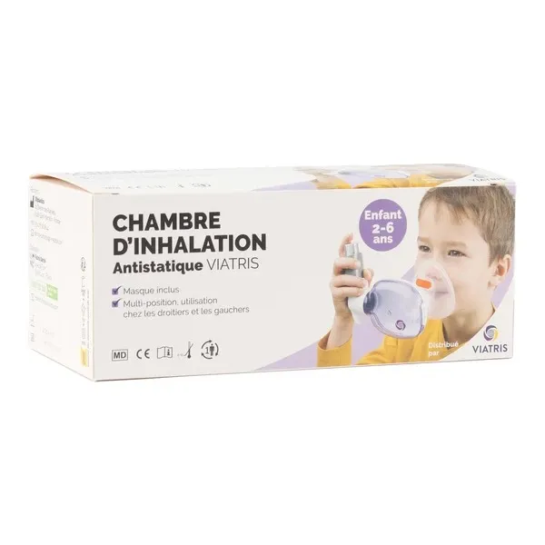 Chambre d'inhalation antistatique Viatris