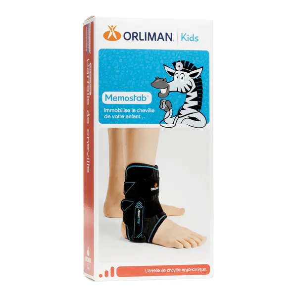 Orliman attelle de cheville enfant Memostab