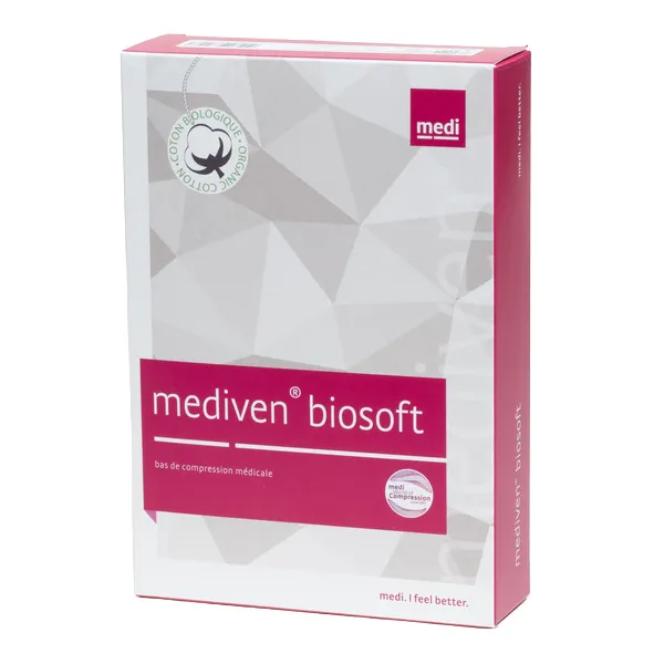 Chaussettes de contention Mediven Biosoft classe 2 Medi