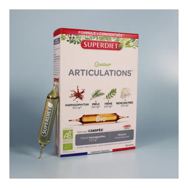 Super Diet Quatuor Articulations bio ampoules