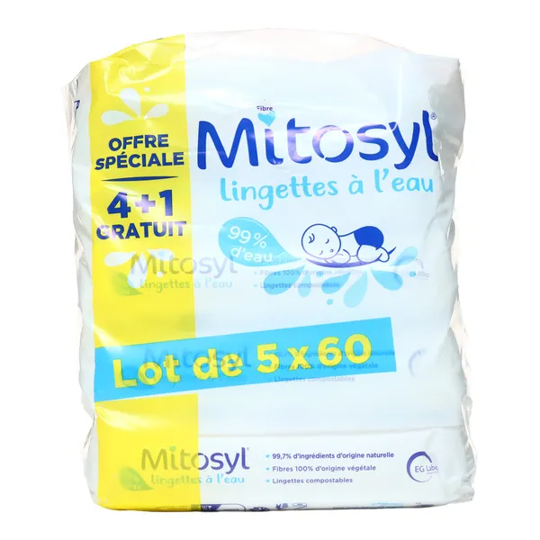 Mitosyl lingettes à l'eau