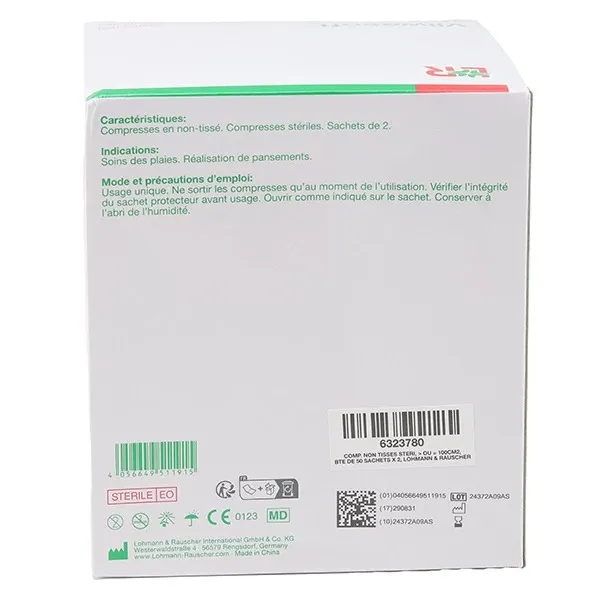 Compresses non tissées stériles Lohmann Vliwasoft