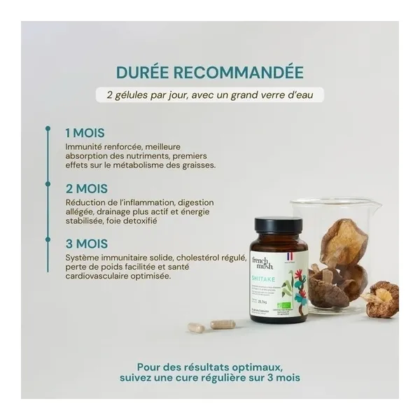 French Mush Shiitake bio gélules