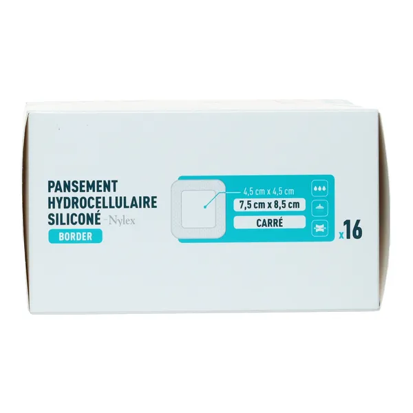 Nylex Border Pansement hydrocellulaire siliconé