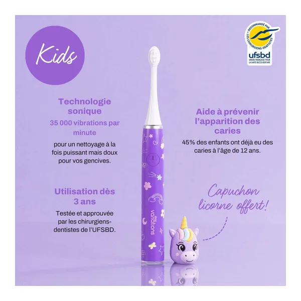 My Variations Kids Brosse à dents électrique enfant