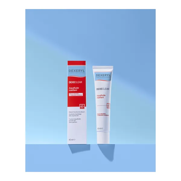 Dexeryl Dexeclear Aquafluide matifiant SPF50+