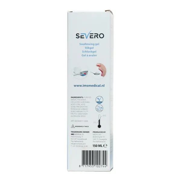 Gel pour avaler les médicaments Severo