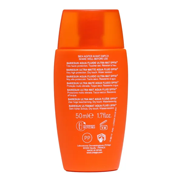 Uriage Bariésun Aqua fluide solaire ultra mat SPF 50+