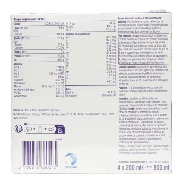 Nutricia Fortimel Protein boisson