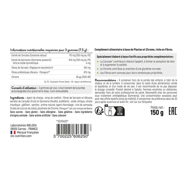 STC Nutrition Gommes coupe faim
