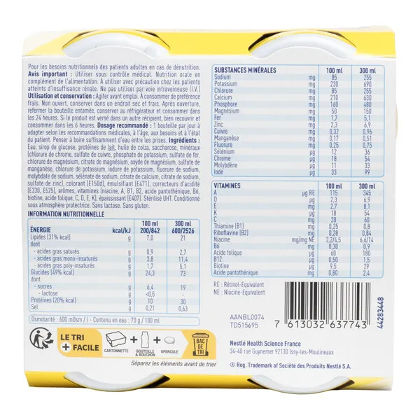Renutryl Booster boisson hyperprotéinée hypercalorique