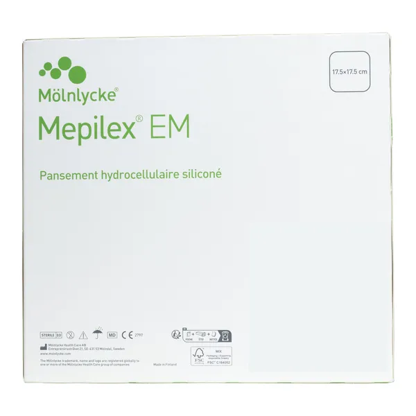 Mepilex EM pansement hydrocellulaire 10 unités