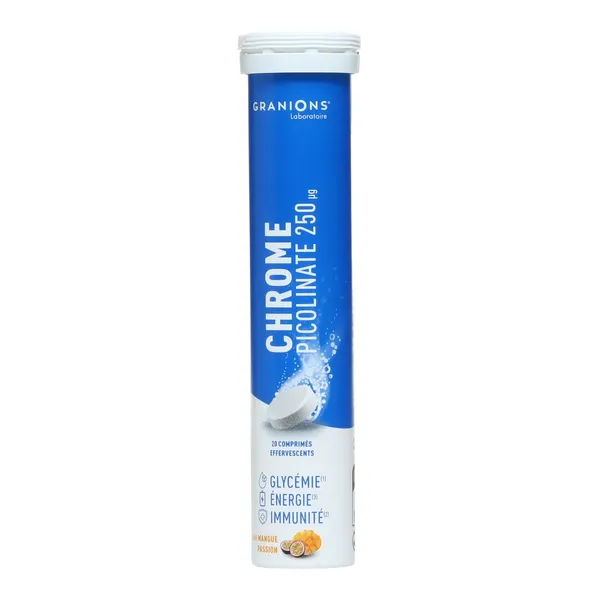 Granions Chrome picolinate 250 µg comprimés effervescents